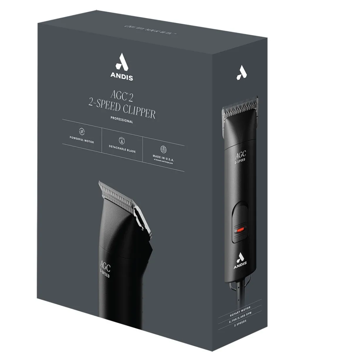 andis_agc_speed_clipper_w_blade_and__cord_5.webp Ryan's Pet Supplies Andis AGC2 2-Speed Clipper w/#10 Blade and 14' Cord