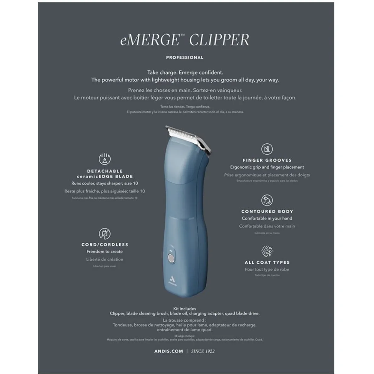 andis_emerge_clippers_10.webp Ryan's Pet Supplies Andis eMerge Clippers