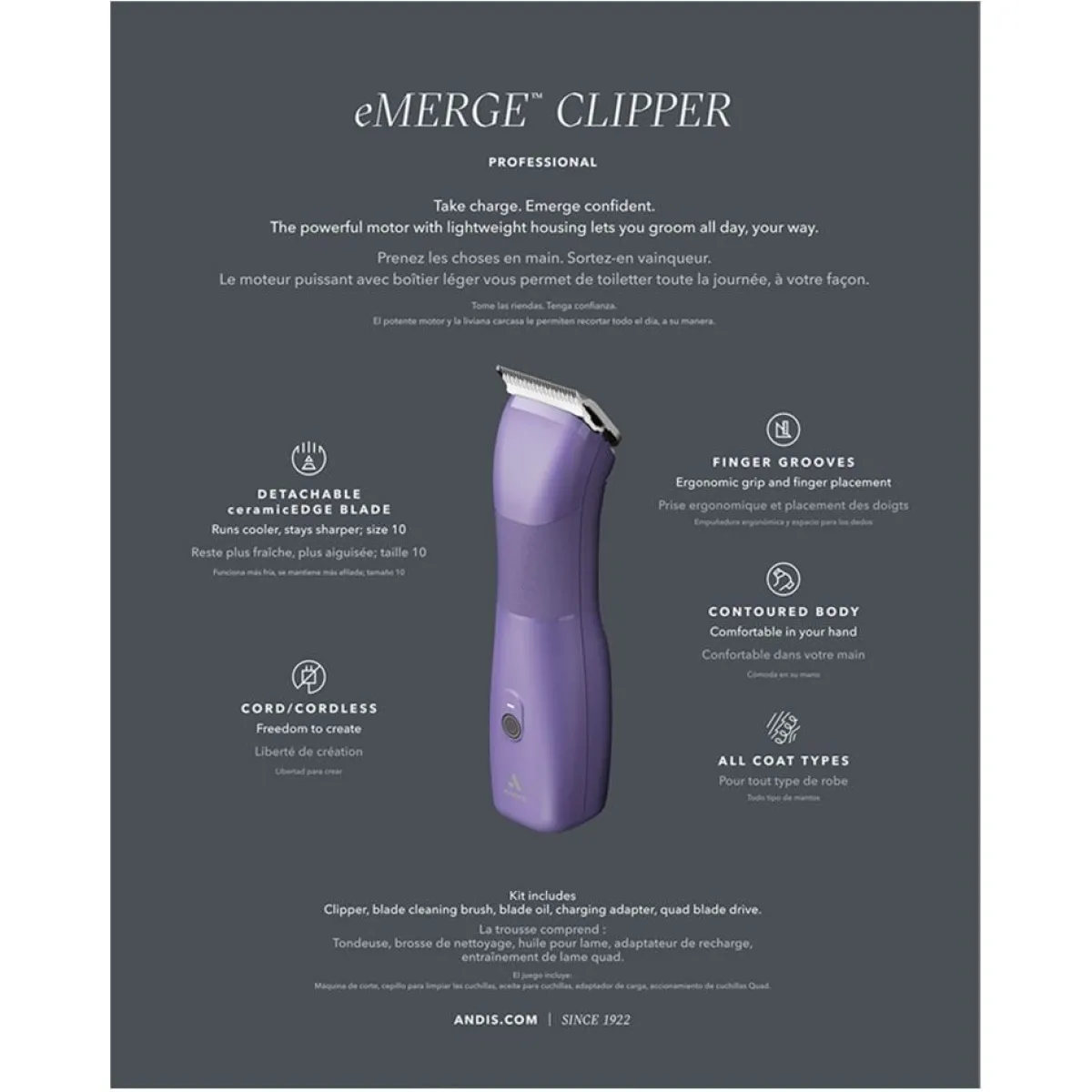 andis_emerge_clippers_16.webp Ryan's Pet Supplies Andis eMerge Clippers