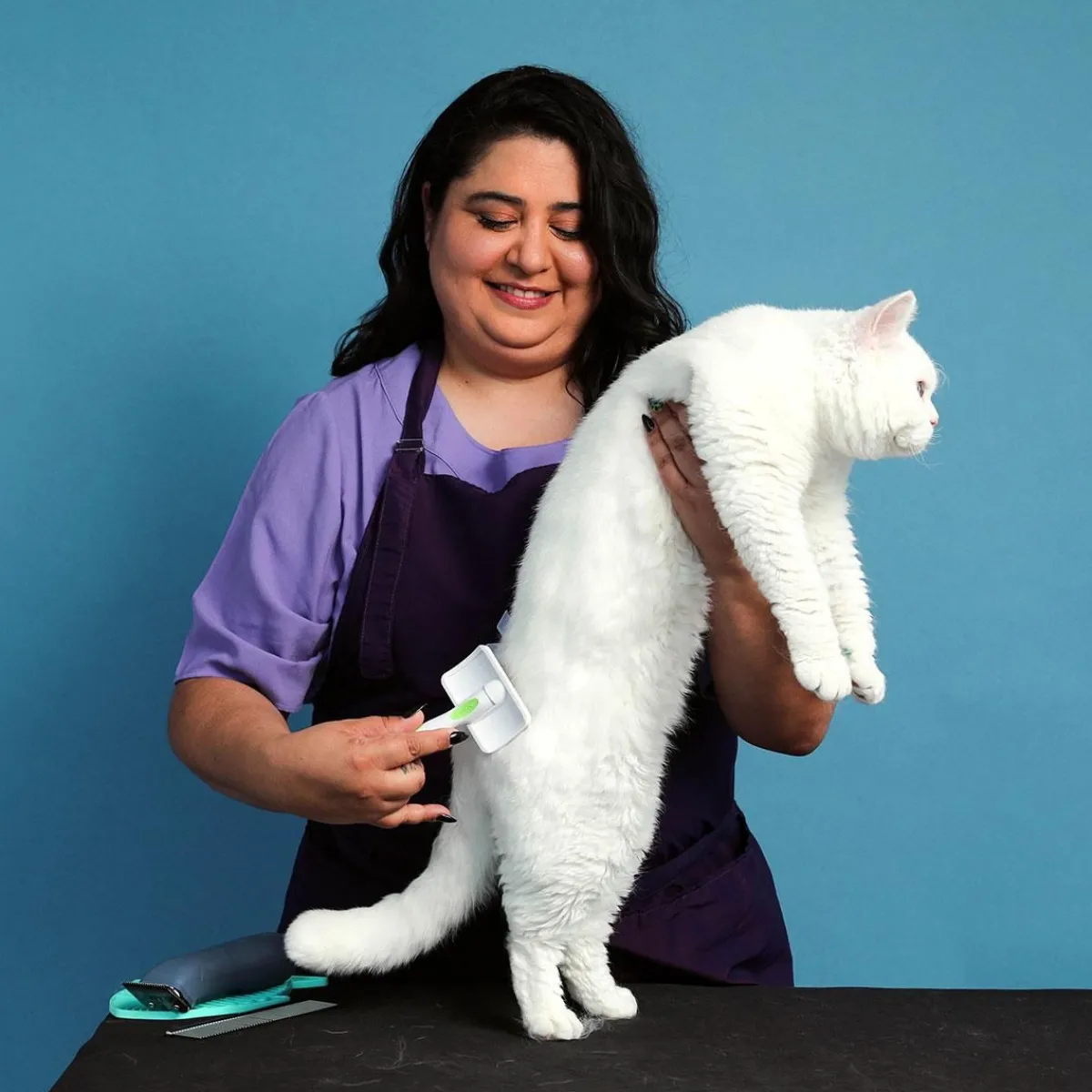 andis_firm_slicker_brush__large_6.webp Ryan's Pet Supplies Andis Firm Slicker Brush - Large