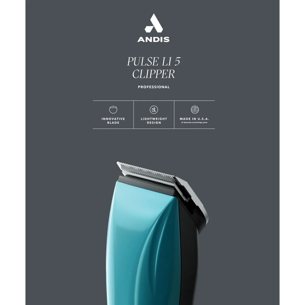 andis_pulse_li__adjustable_blade_clipper_for_thin_coat_dogs_7.webp Ryan's Pet Supplies Andis Pulse Li 5 Adjustable Blade Clipper for Thin Coat Dogs