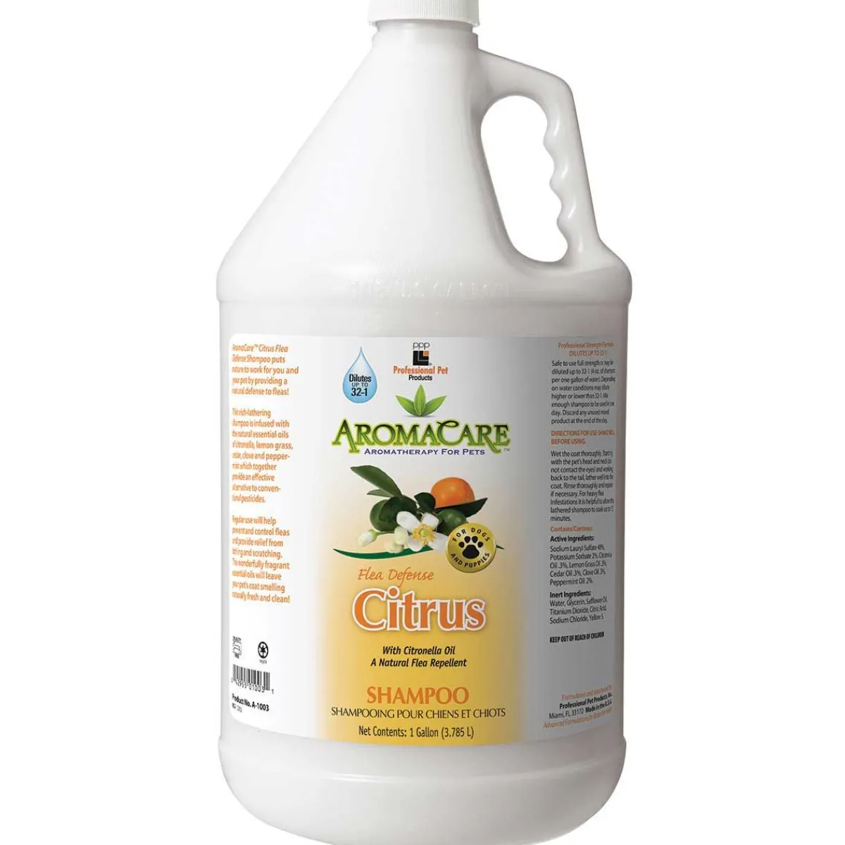 aromacare_citrus_flea_defense_with_citronella_oil_shampoo_2.webp Ryan's Pet Supplies AromaCare Citrus Flea Defense with Citronella Oil Shampoo