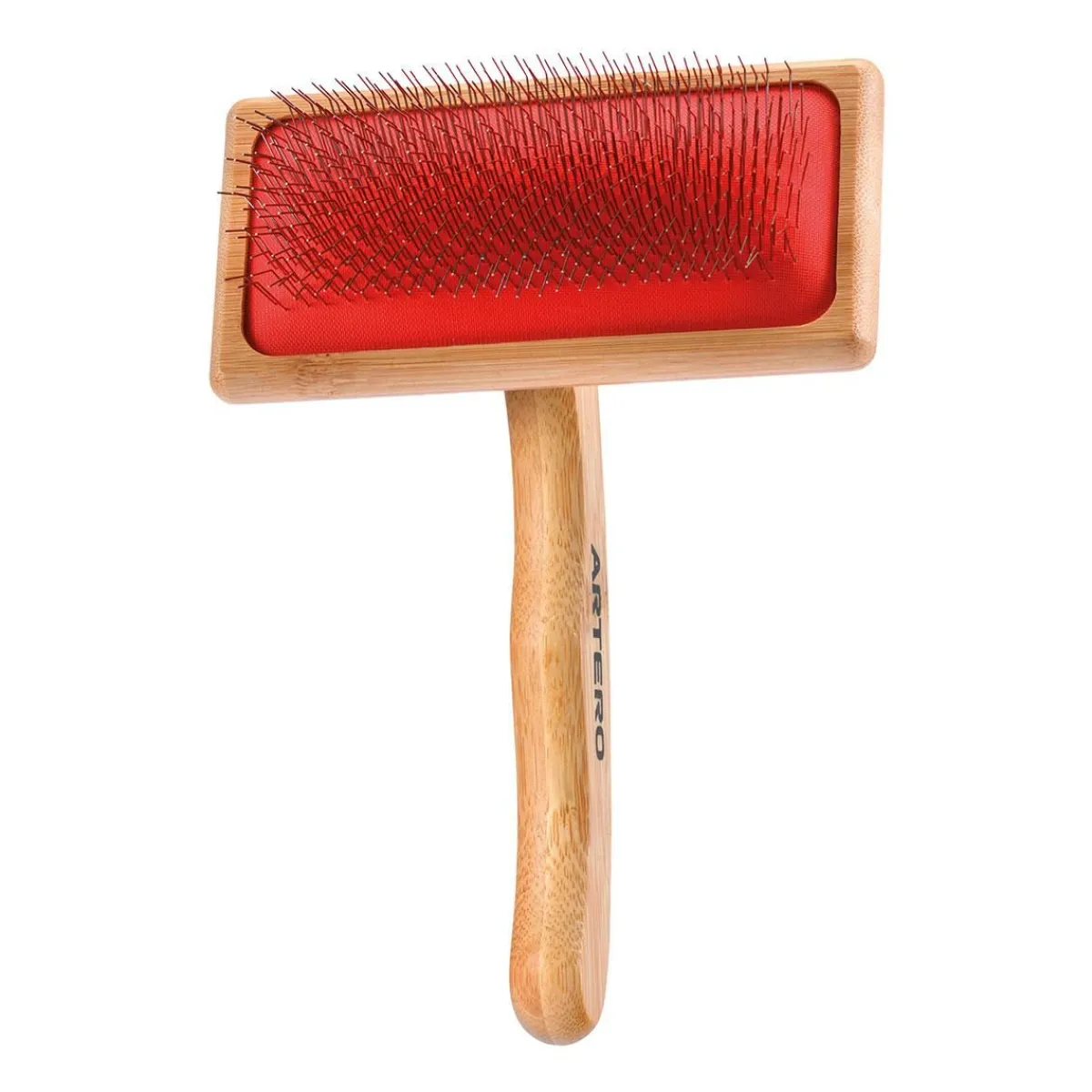 artero_nature_collection_long_pin_slicker_brush_2.webp Ryan's Pet Supplies Artero Nature Collection Long Pin Slicker Brush
