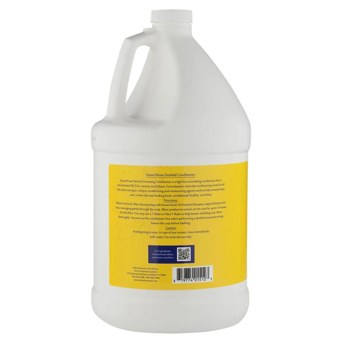 chris_christensen_smart_rinse_deshed_conditioner_dogscats_2.webp Ryan's Pet Supplies Chris Christensen Smart Rinse De-Shed Conditioner- Dogs/Cats