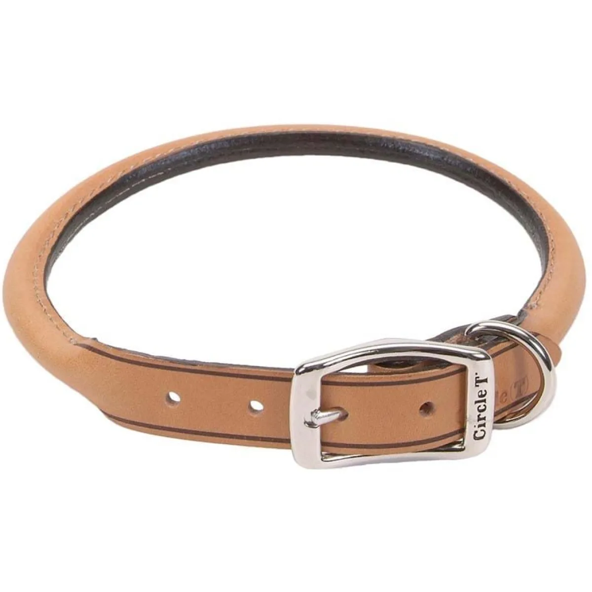 coastal_oak_tanned_leather_collars__x_quot_or_quot_3.webp Ryan's Pet Supplies Coastal Oak Tanned Leather Collars 1'' x 22" or 24"