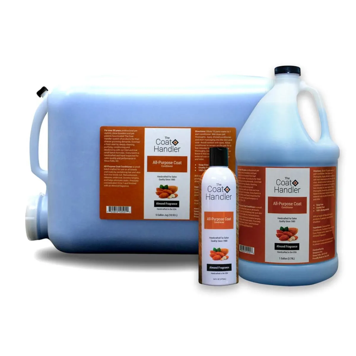 Ryan's Pet Supplies Coat Handler All Purpose Coat Conditioner 15:1 or 30:1 - Almond Fragrance