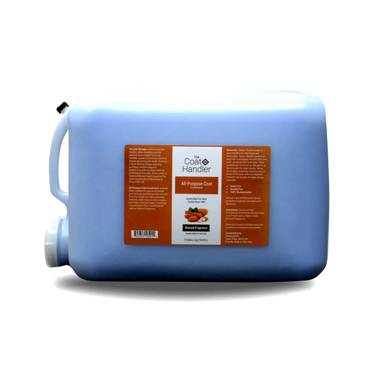 coat_handler_all_purpose_coat_conditioner__or___almond_fragrance_2.webp Ryan's Pet Supplies Coat Handler All Purpose Coat Conditioner 15:1 or 30:1 - Almond Fragrance
