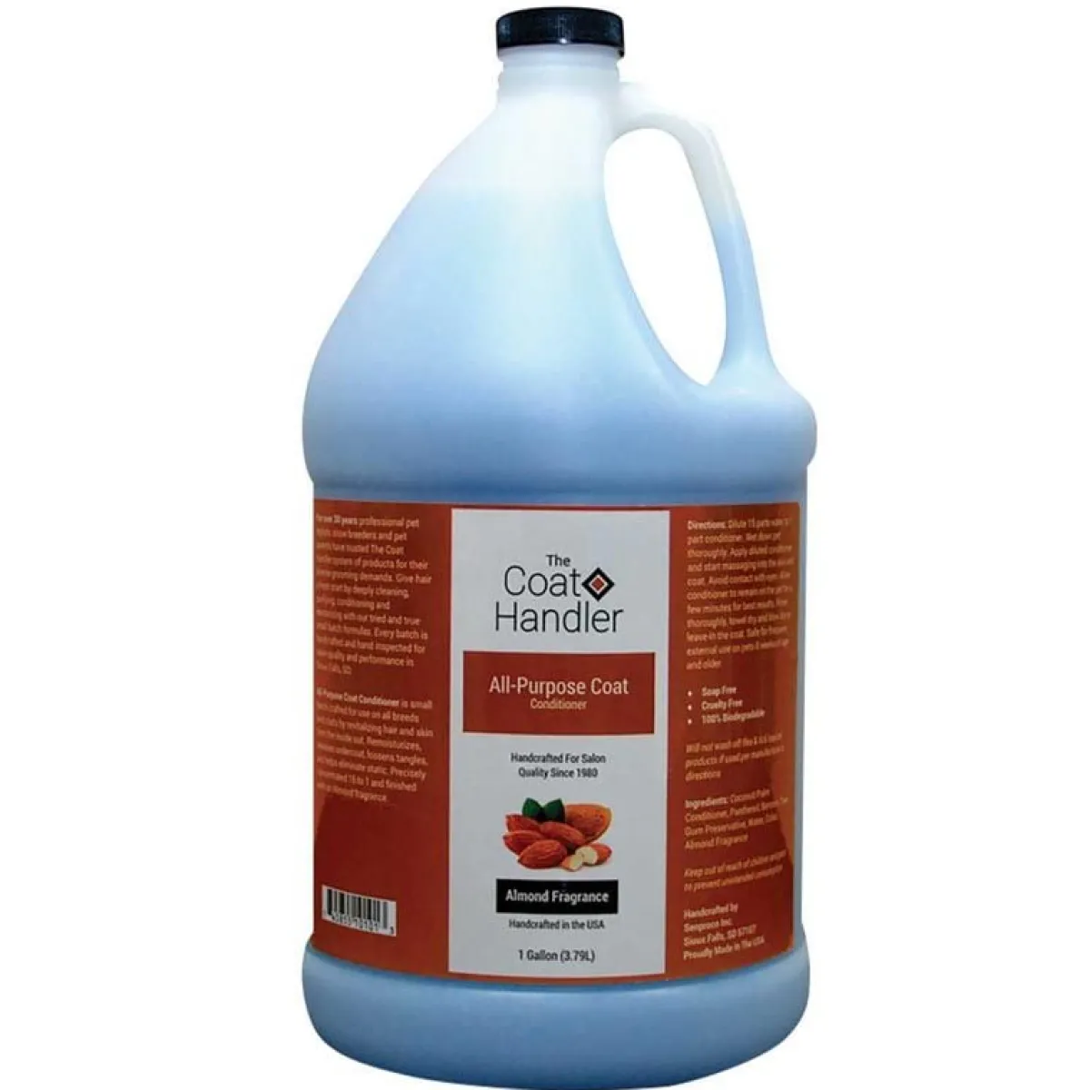 coat_handler_all_purpose_coat_conditioner__or___almond_fragrance_3.webp Ryan's Pet Supplies Coat Handler All Purpose Coat Conditioner 15:1 or 30:1 - Almond Fragrance