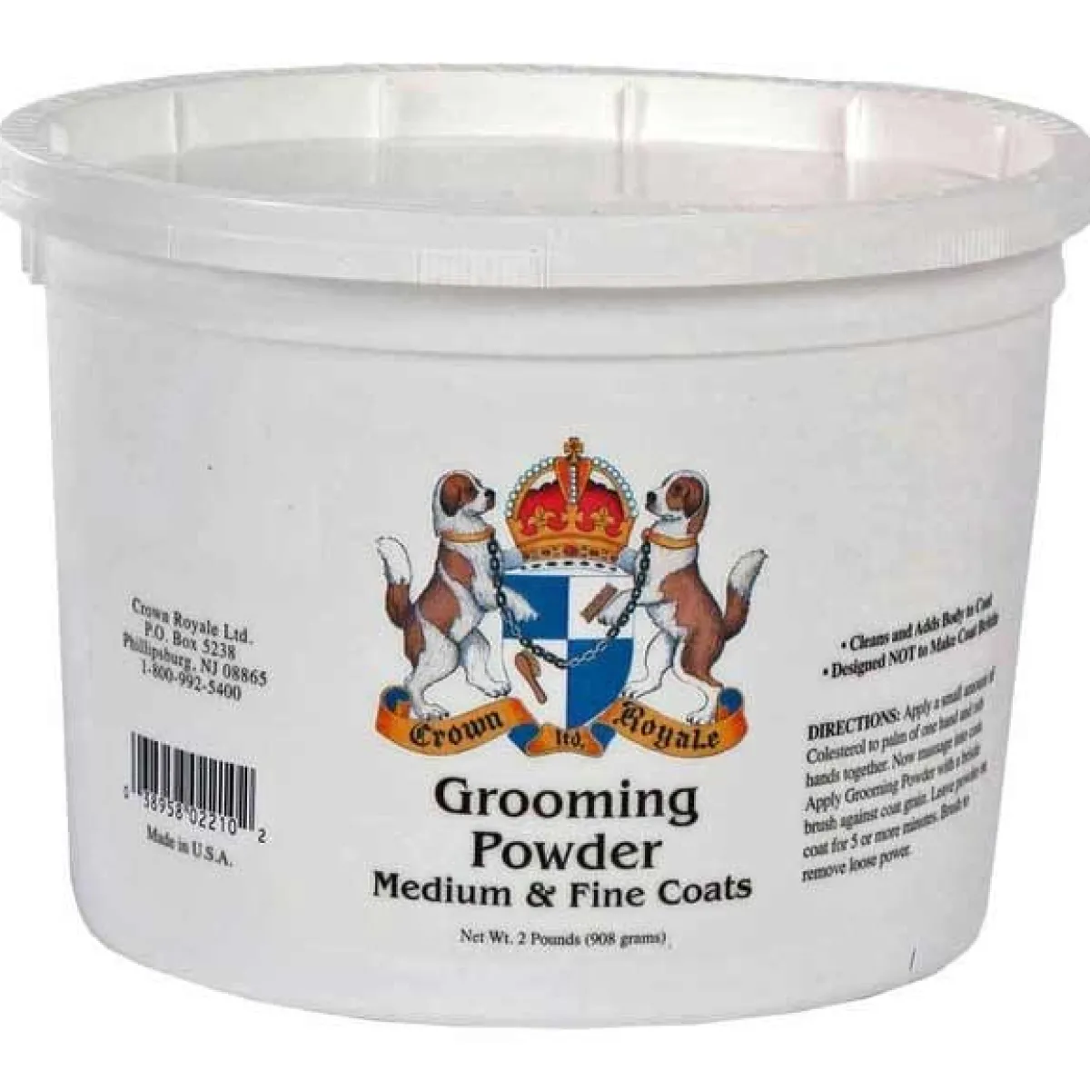 crown_royal_grooming_powder_mediumfine_2.webp Ryan's Pet Supplies Crown Royal Grooming Powder Medium/Fine