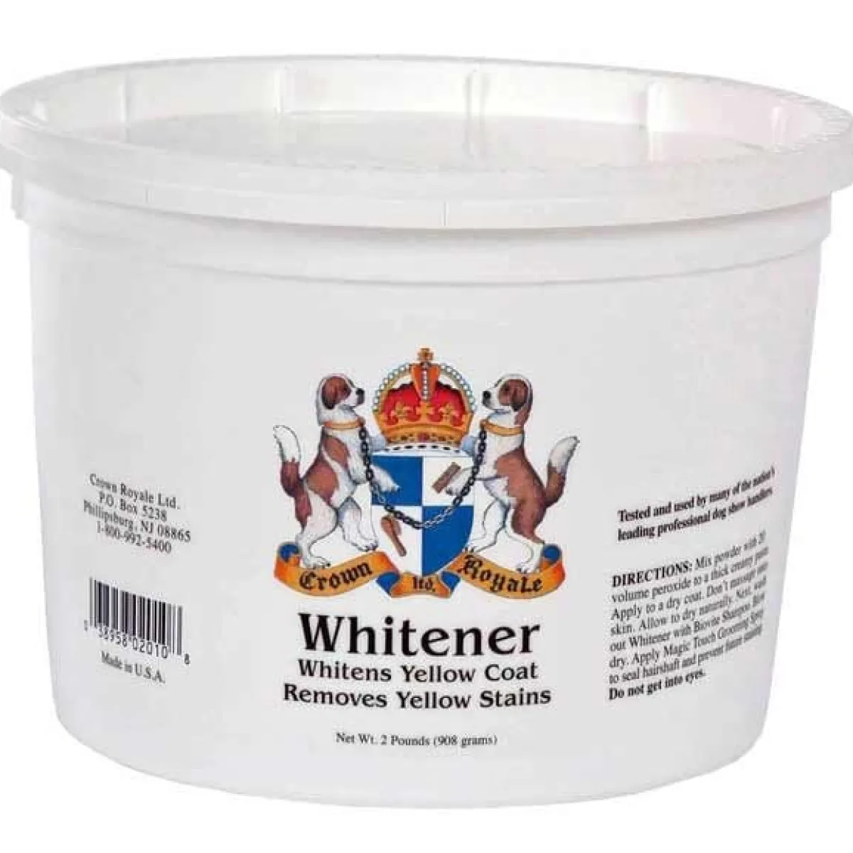 crown_royale_whitener_grooming_powder_2.webp Ryan's Pet Supplies Crown Royale Whitener Grooming Powder