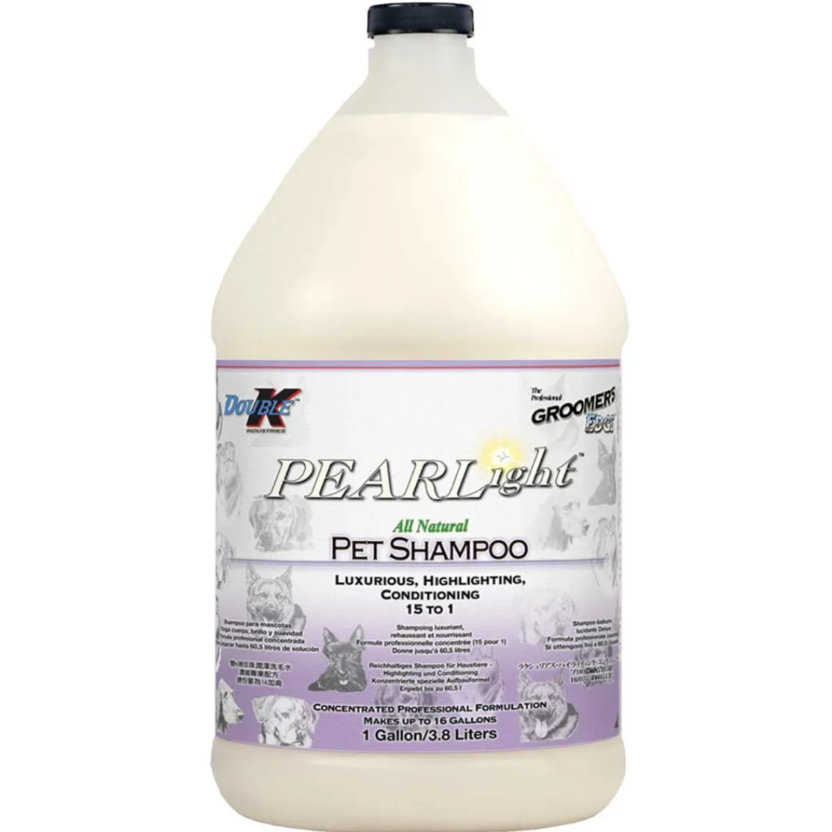 double_k_groomers_edge_pearlight_shampoo__2.webp Ryan's Pet Supplies Double K Groomer's Edge PEARLight Shampoo 15:1