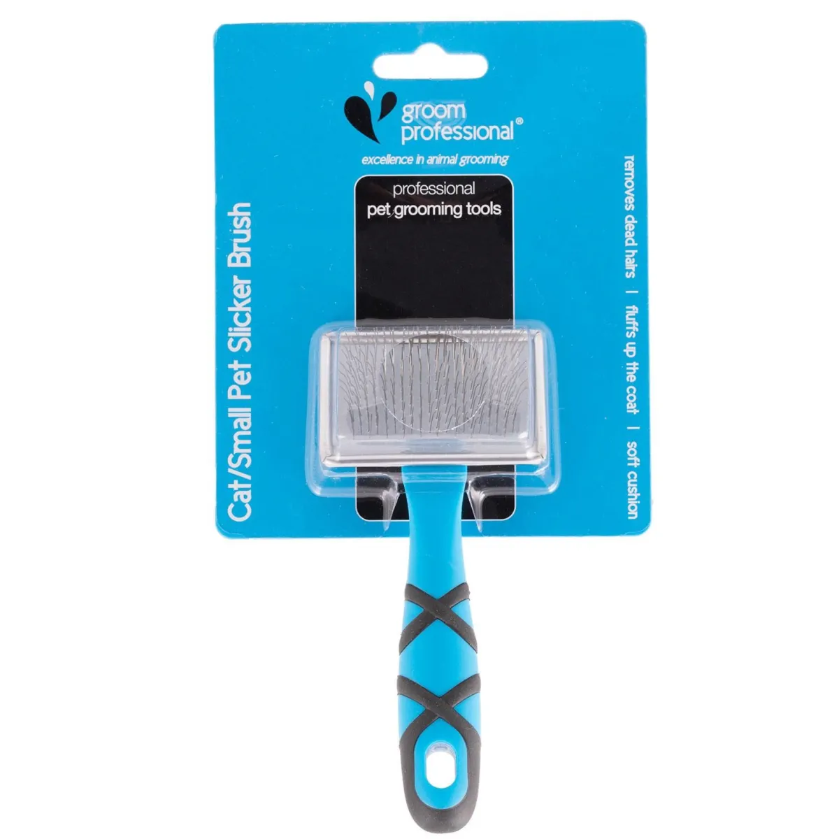 groom_professional_small_pet_and_cat_soft_slicker_3.webp Ryan's Pet Supplies Groom Professional Small Pet And Cat Soft Slicker