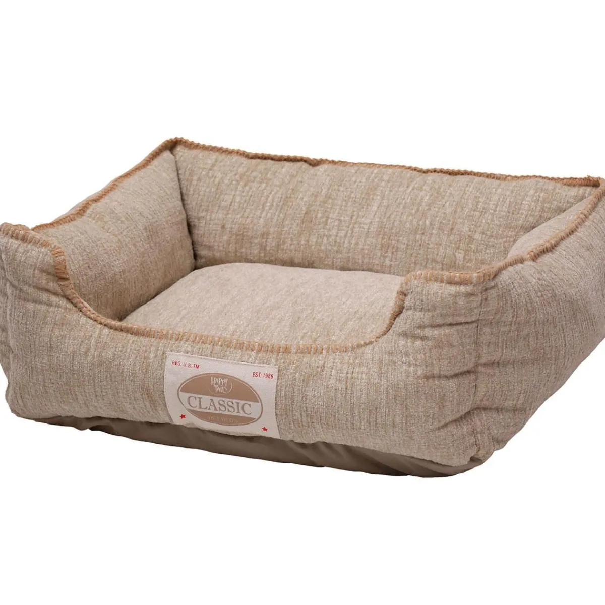 happy_tails_chenille_bed_4.webp Ryan's Pet Supplies Happy Tails Chenille Bed