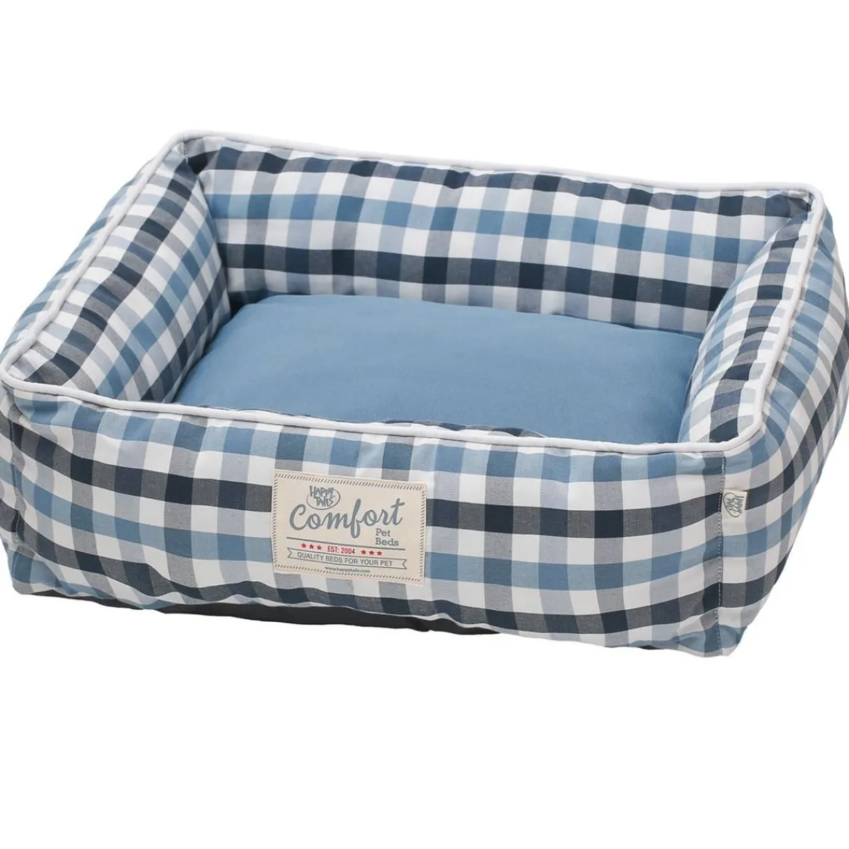 happy_tails_plaid_cloud_bed_2.webp Ryan's Pet Supplies Happy Tails Plaid Cloud Bed