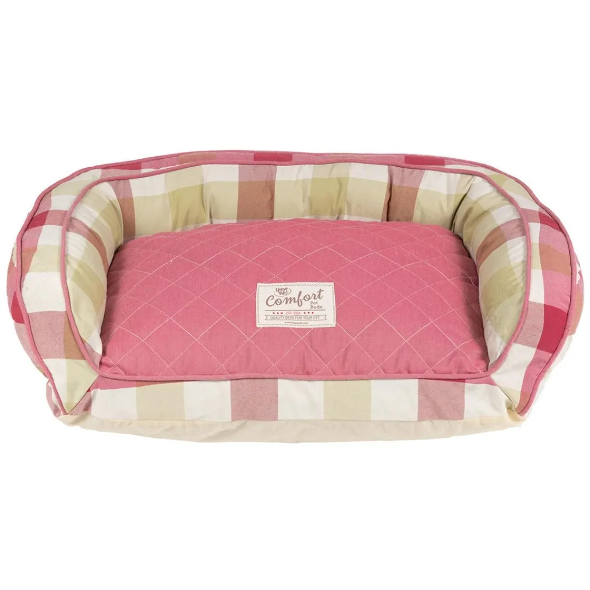 happy_tails_plaid_cloud_bed_5.webp Ryan's Pet Supplies Happy Tails Plaid Cloud Bed