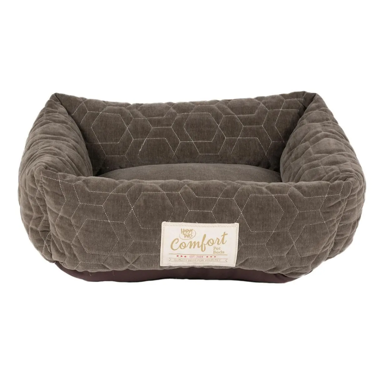 happy_tails_quilted_comfort_bed_2.webp Ryan's Pet Supplies Happy Tails Quilted Comfort Bed