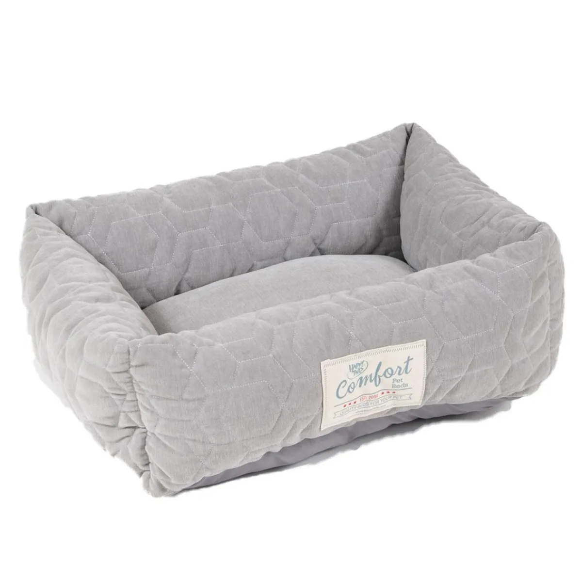 happy_tails_quilted_comfort_bed_5.webp Ryan's Pet Supplies Happy Tails Quilted Comfort Bed