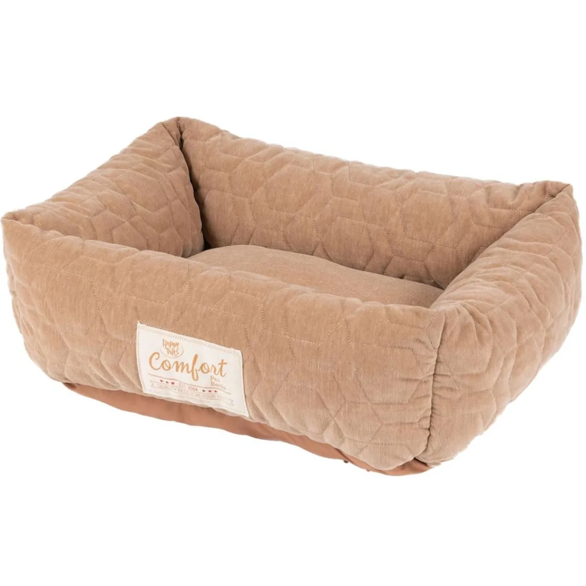 happy_tails_quilted_comfort_bed_8.webp Ryan's Pet Supplies Happy Tails Quilted Comfort Bed