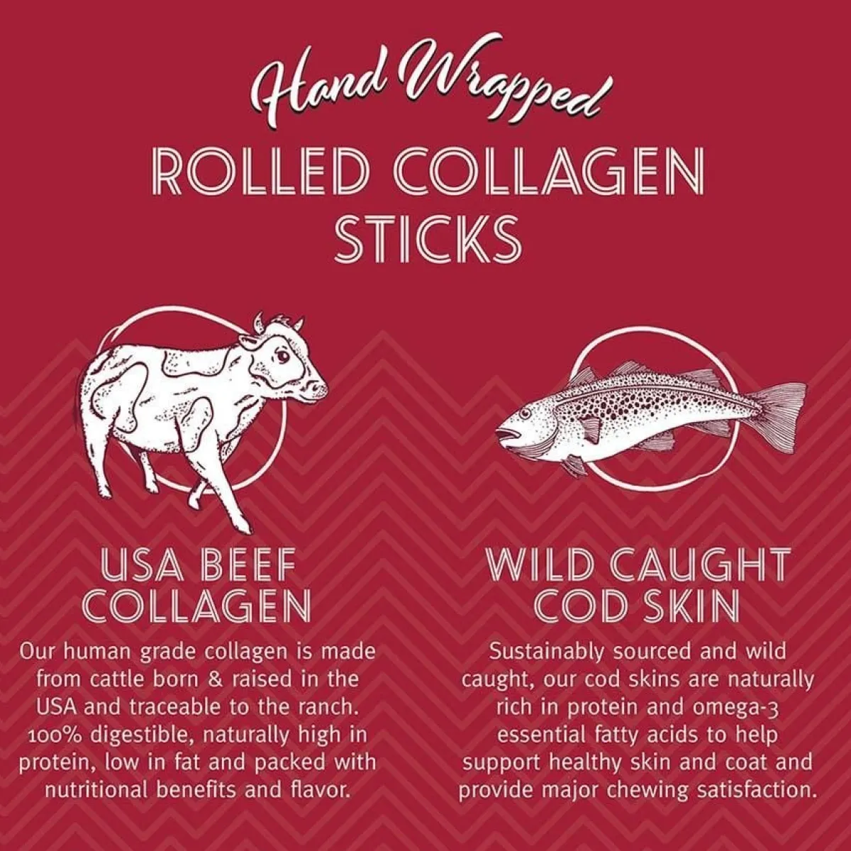 icelandic_beef_rolled_collagen_stick_with_wrapped_fish_2.webp Ryan's Pet Supplies Icelandic+ Beef Rolled Collagen Stick with Wrapped Fish