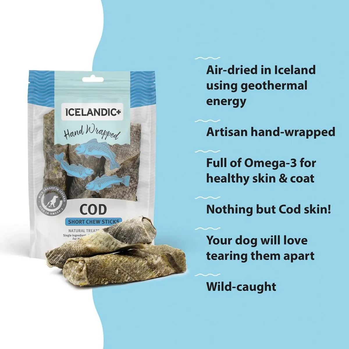 icelandic_cod_skin_hand_wrapped_chew_stick_3.webp Ryan's Pet Supplies Icelandic+ Cod Skin Hand Wrapped Chew Stick