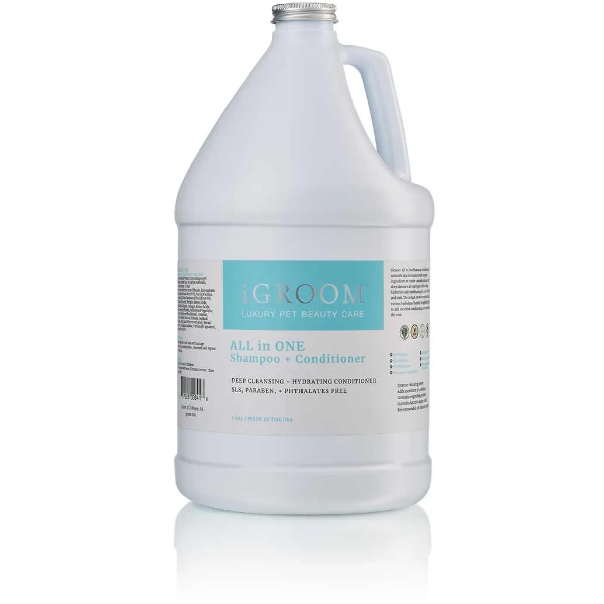 igroom_allinone_hydrating_pet_shampoo__conditioner_2.webp Ryan's Pet Supplies iGroom All-In-One Hydrating Pet Shampoo + Conditioner