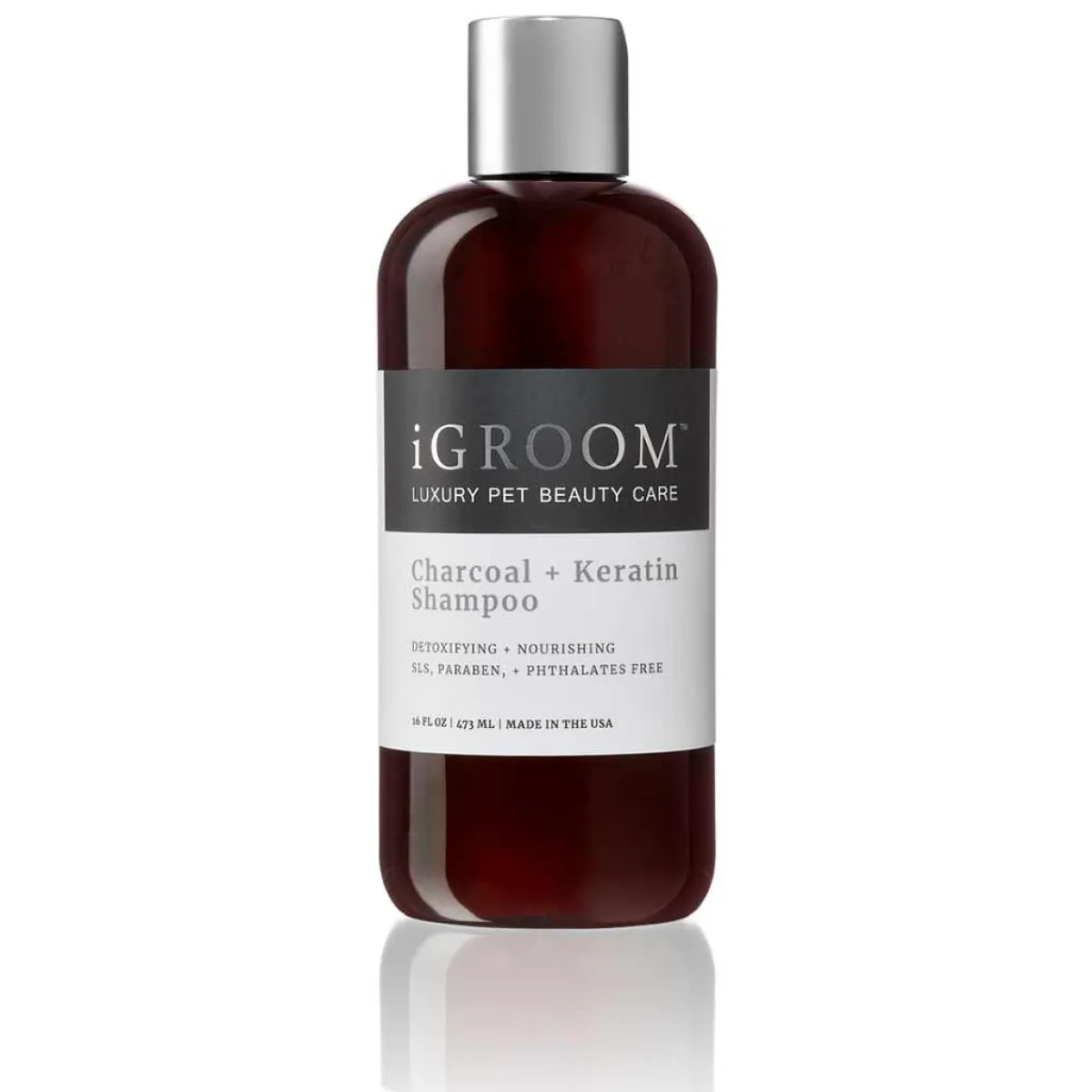 igroom_charcoal__keratin_shampoo_1.webp Ryan's Pet Supplies iGroom Charcoal + Keratin Shampoo