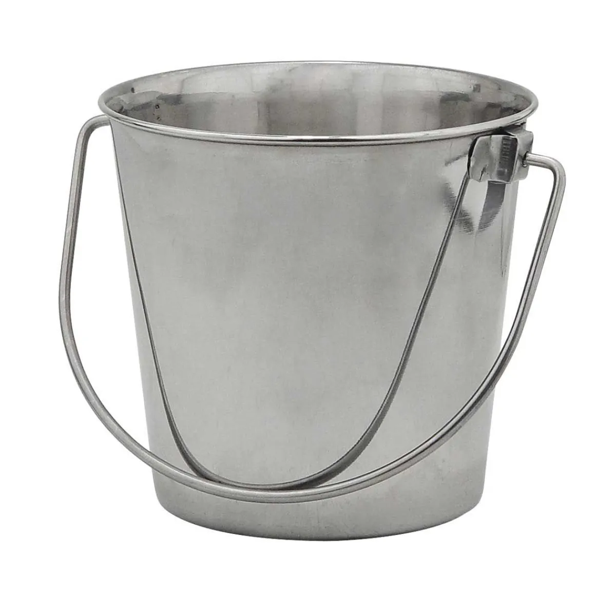 Ryan's Pet Supplies Indipets Stainless Steel Pail With Handle 6 Quart