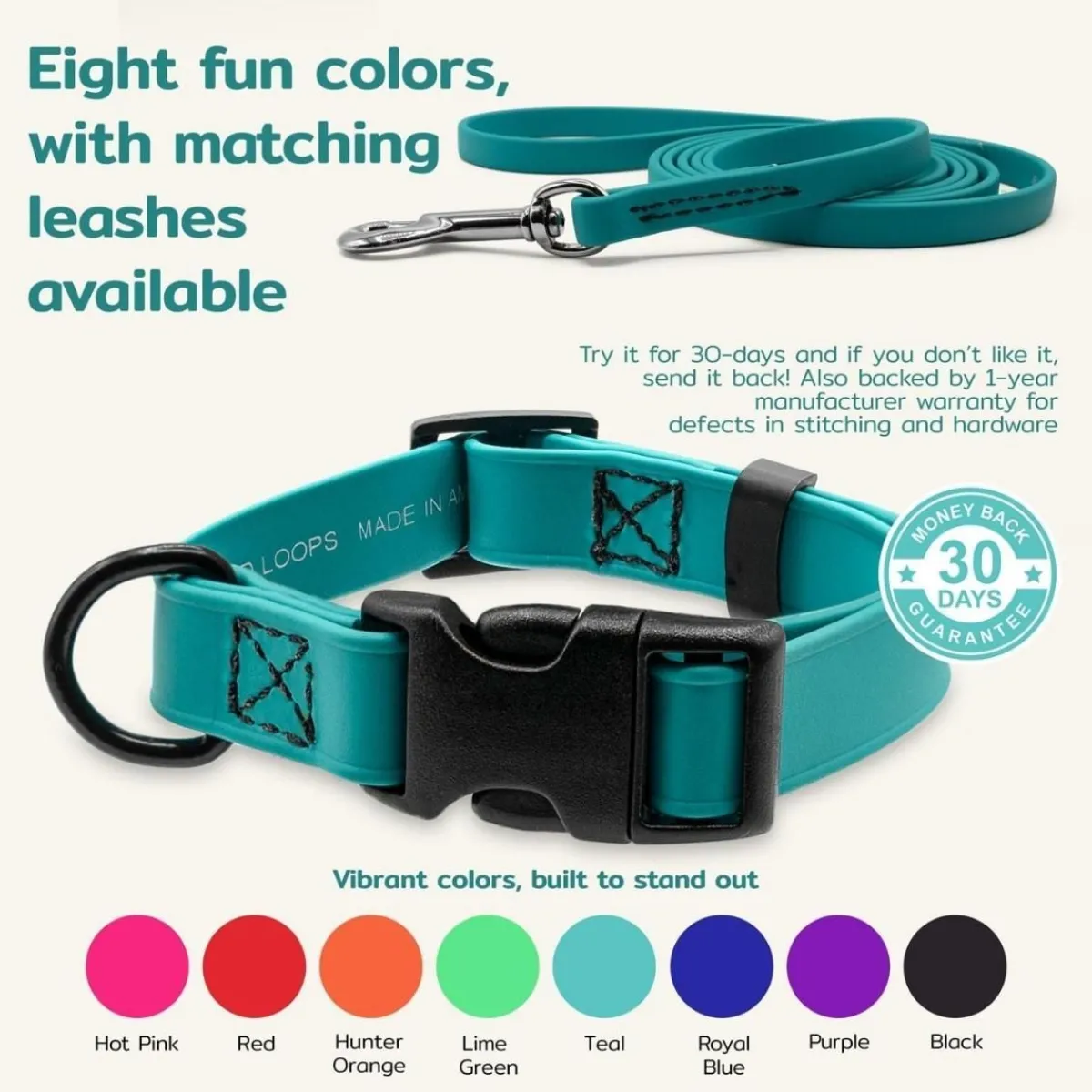 jelly_pet_biothane_dog_collar__medium__x__2.webp Ryan's Pet Supplies Jelly Pet BioThane® Dog Collar - Medium 1'' x 13''-20''