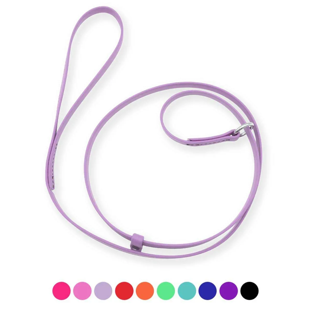 Ryan's Pet Supplies Jelly Pet BioThane® Waterproof Grooming Leads - 3/8'' x 4'