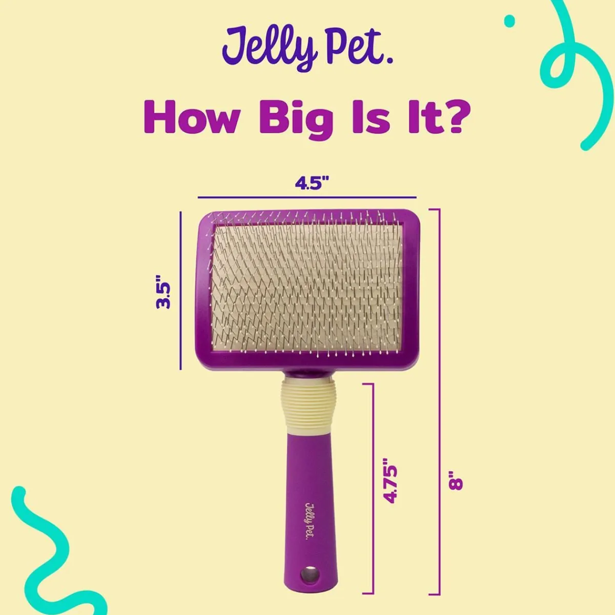 jelly_pet_pivoting_slicker_brush_4.webp Ryan's Pet Supplies Jelly Pet Pivoting Slicker Brush