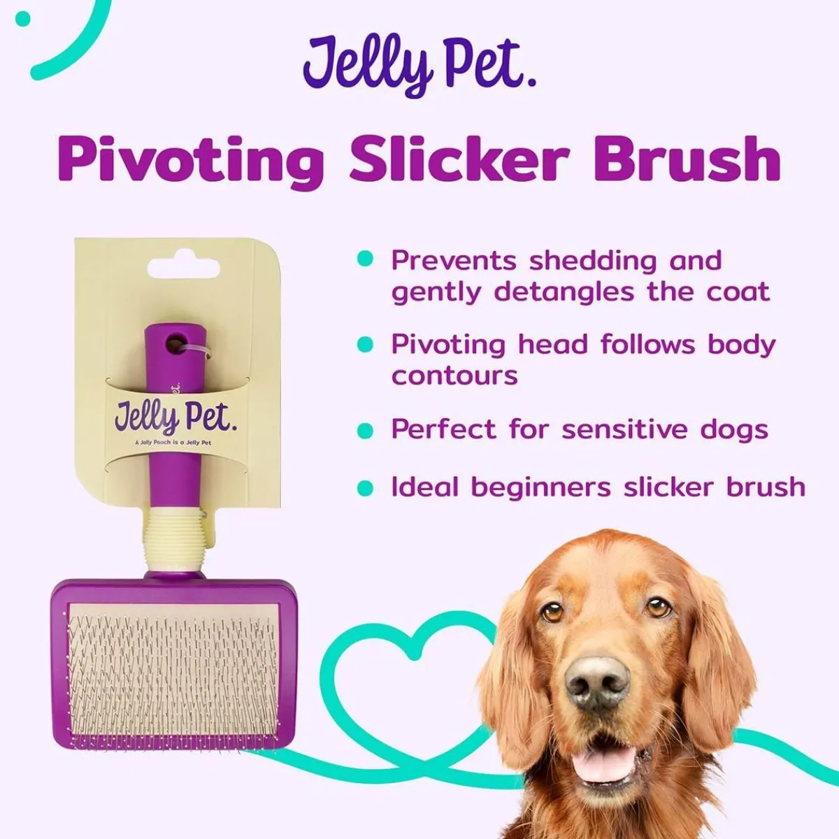jelly_pet_pivoting_slicker_brush_6.webp Ryan's Pet Supplies Jelly Pet Pivoting Slicker Brush