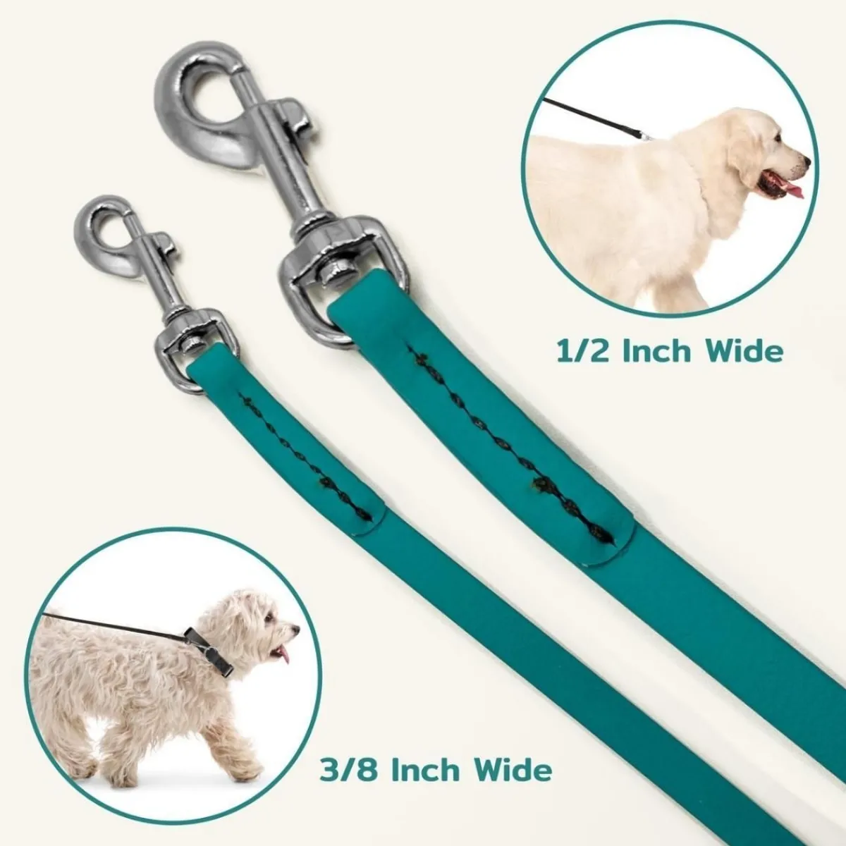 jelly_pet_waterproof_standard_dog_leash___x__4.webp Ryan's Pet Supplies Jelly Pet Waterproof Standard Dog Leash - 1/2'' x 6'