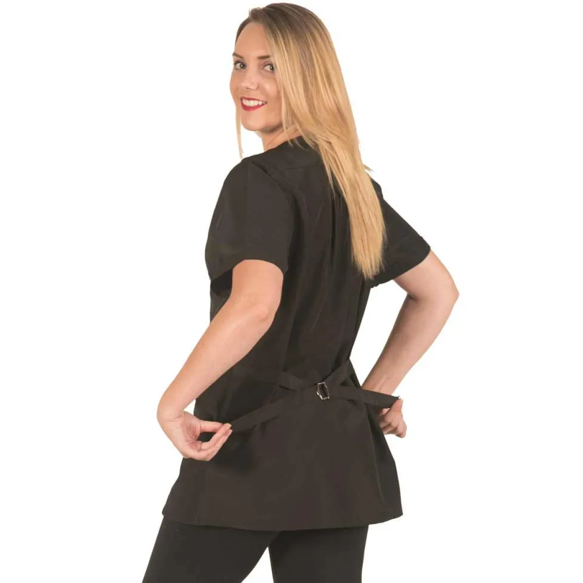 ladybird_line_womens_black_amp_rhinestone_grooming_jacket_2.webp Ryan's Pet Supplies Ladybird Line Women's Black & Rhinestone Grooming Jacket