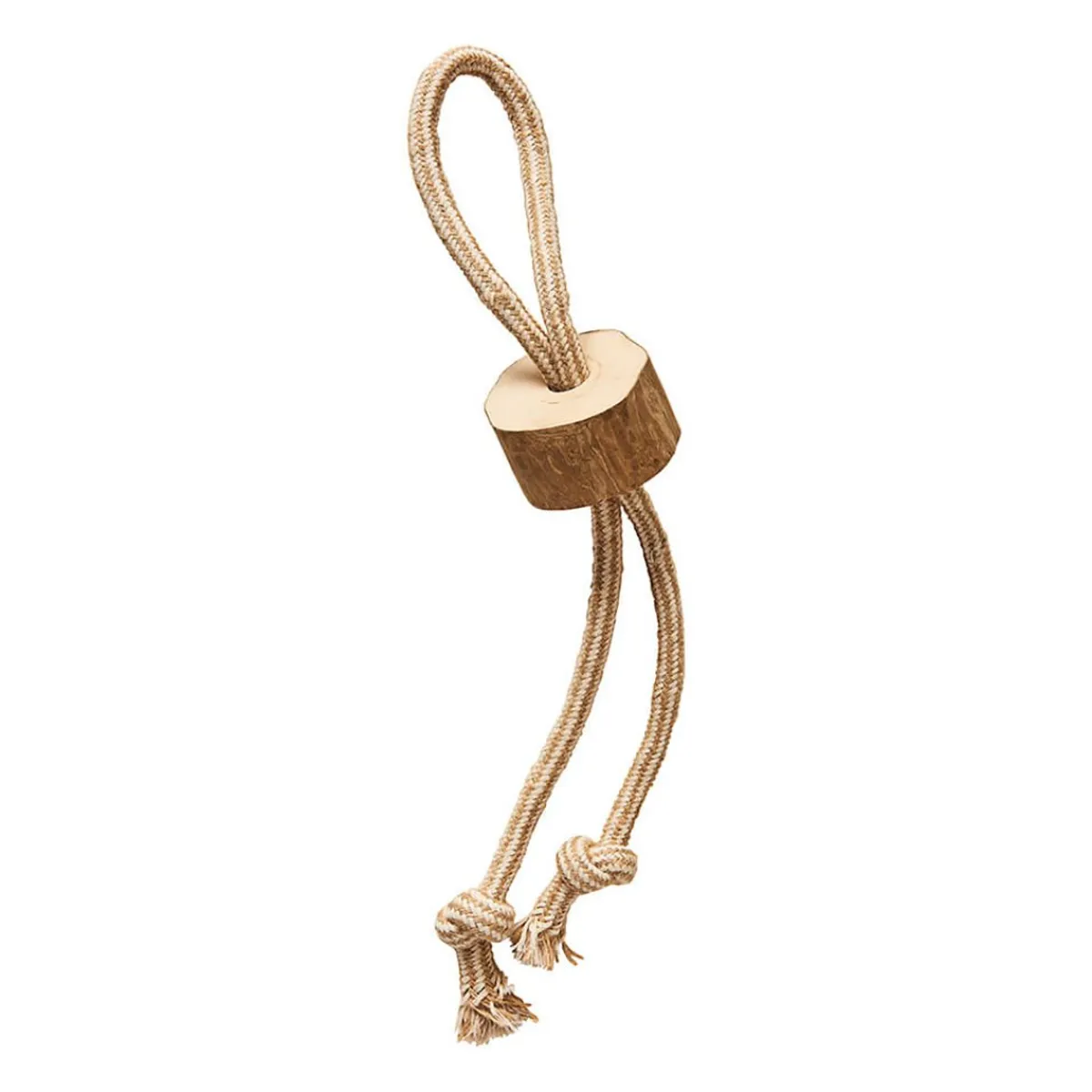 love_the_earth_coffee_wood_chew_rope_tug_2.webp Ryan's Pet Supplies Love the Earth Coffee Wood Chew Rope Tug