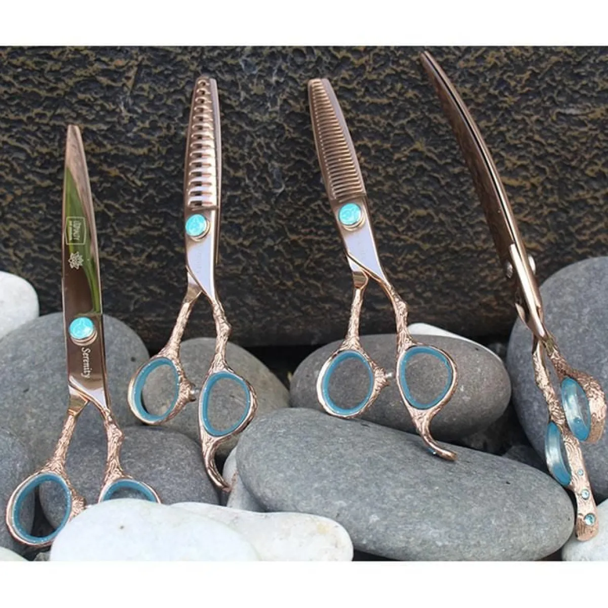 loyalty_pet_rose_gold_serenity_shear_set_5.webp Ryan's Pet Supplies Loyalty Pet Rose Gold Serenity Shear Set