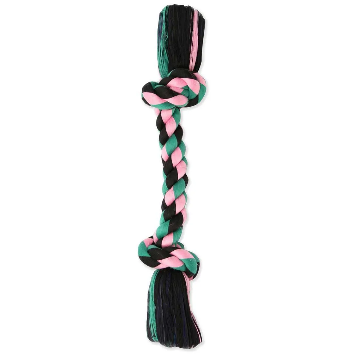 Ryan's Pet Supplies Mammoth Pet Cotton Blend Color Rope Bone 6"