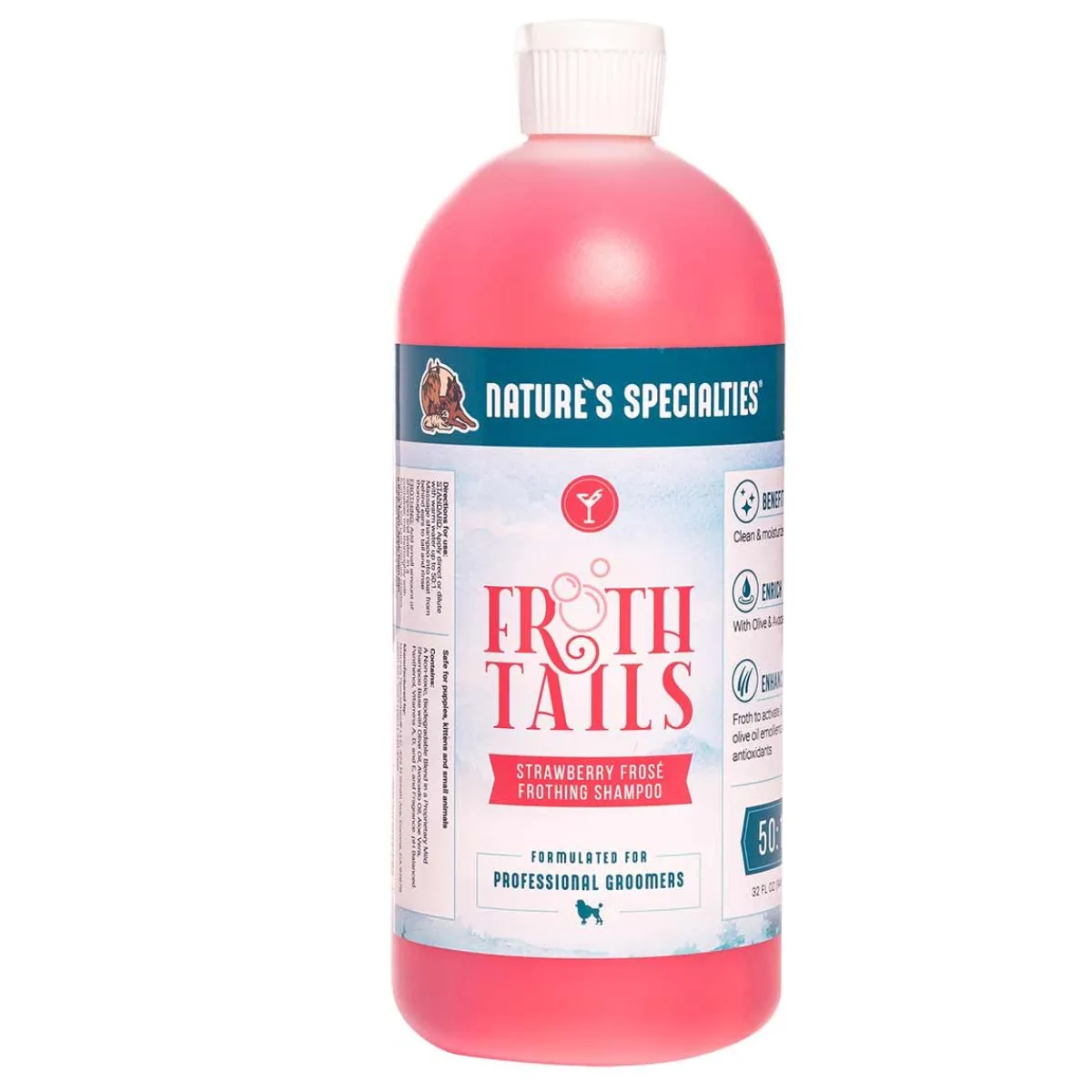natures_specialties_froth_tails_strawberry_frose_shampoo_4.webp Ryan's Pet Supplies Nature's Specialties Froth Tails Strawberry Frose Shampoo
