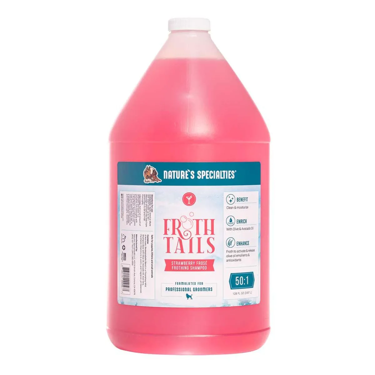 natures_specialties_froth_tails_strawberry_frose_shampoo_5.webp Ryan's Pet Supplies Nature's Specialties Froth Tails Strawberry Frose Shampoo