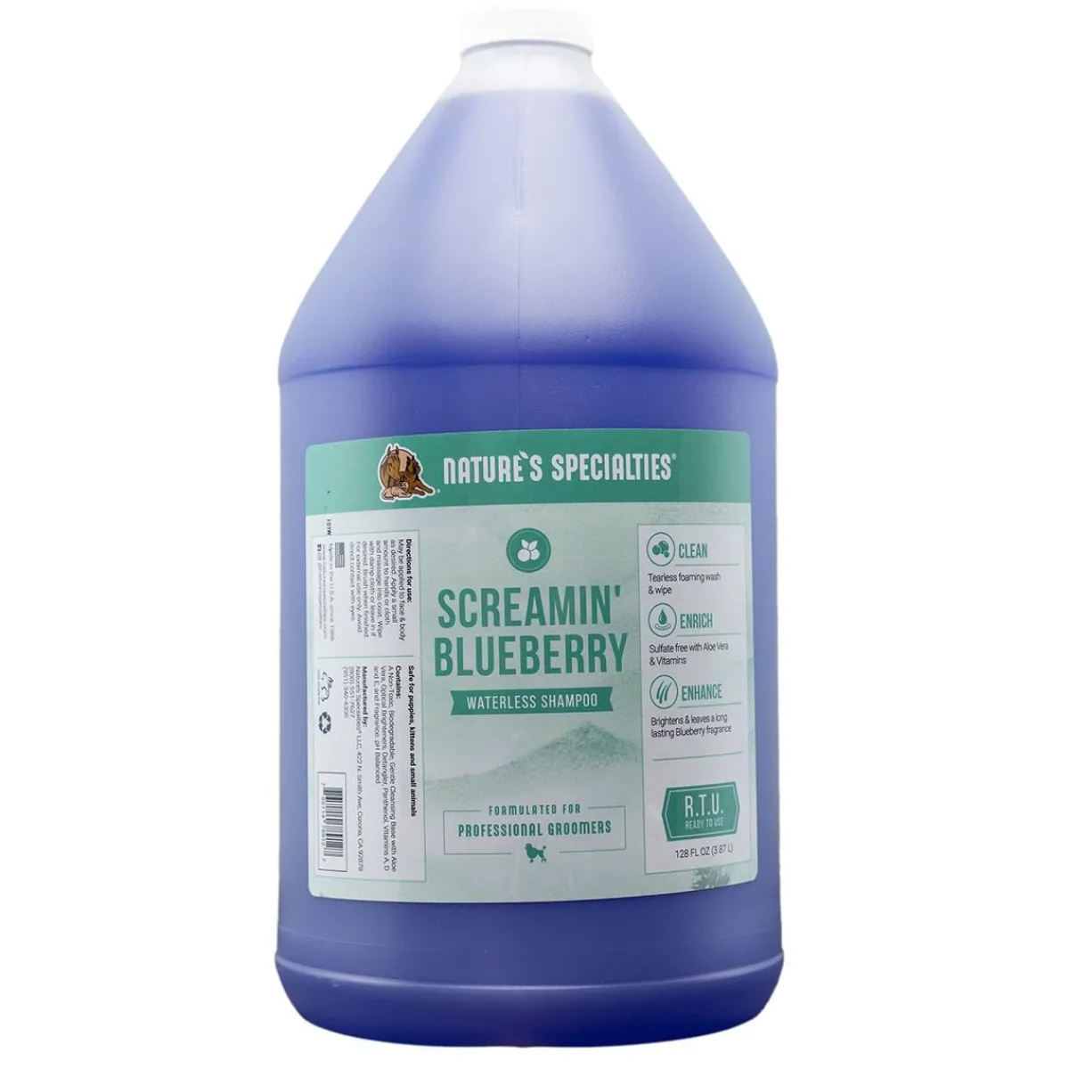 natures_specialties_screamin_blueberry_waterless_shampoo_amp_pet_facial_wash_3.webp Ryan's Pet Supplies Nature's Specialties Screamin Blueberry Waterless Shampoo & Pet Facial Wash