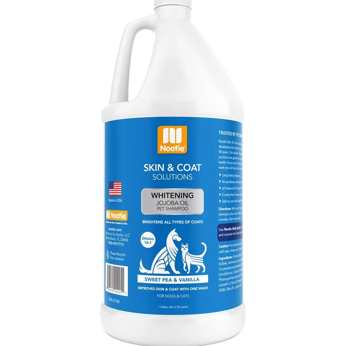 nootie_sweet_pea_amp_vanilla_whitening_and_brightening_shampoo_2.webp Ryan's Pet Supplies Nootie Sweet Pea & Vanilla Whitening and Brightening Shampoo