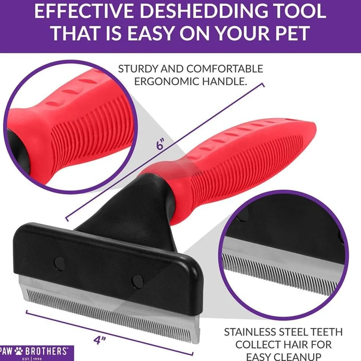 paw_brothers_deshedding_tool_4.webp Ryan's Pet Supplies Paw Brothers Deshedding Tool