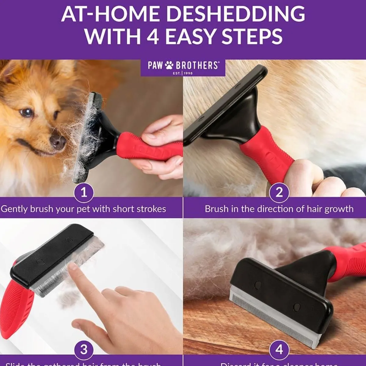 paw_brothers_deshedding_tool_5.webp Ryan's Pet Supplies Paw Brothers Deshedding Tool