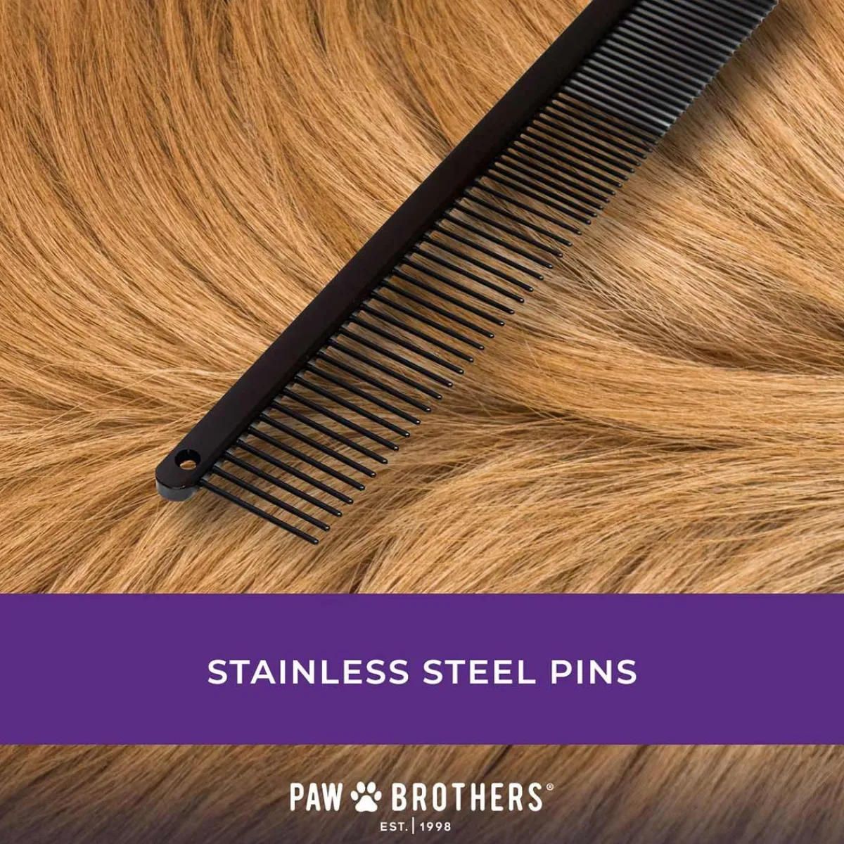 paw_brothers_greyhound_style_true_teflon_comb_quot_finecoarse_1.webp Ryan's Pet Supplies Paw Brothers Greyhound Style True Teflon Comb (7.5" Fine/Coarse)
