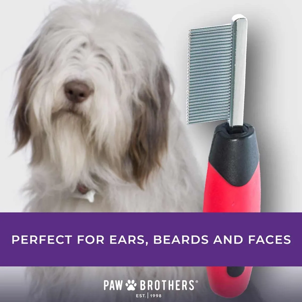 paw_brothers_mini_face_comb__pin_1.webp Ryan's Pet Supplies Paw Brothers Mini Face Comb (32 Pin)