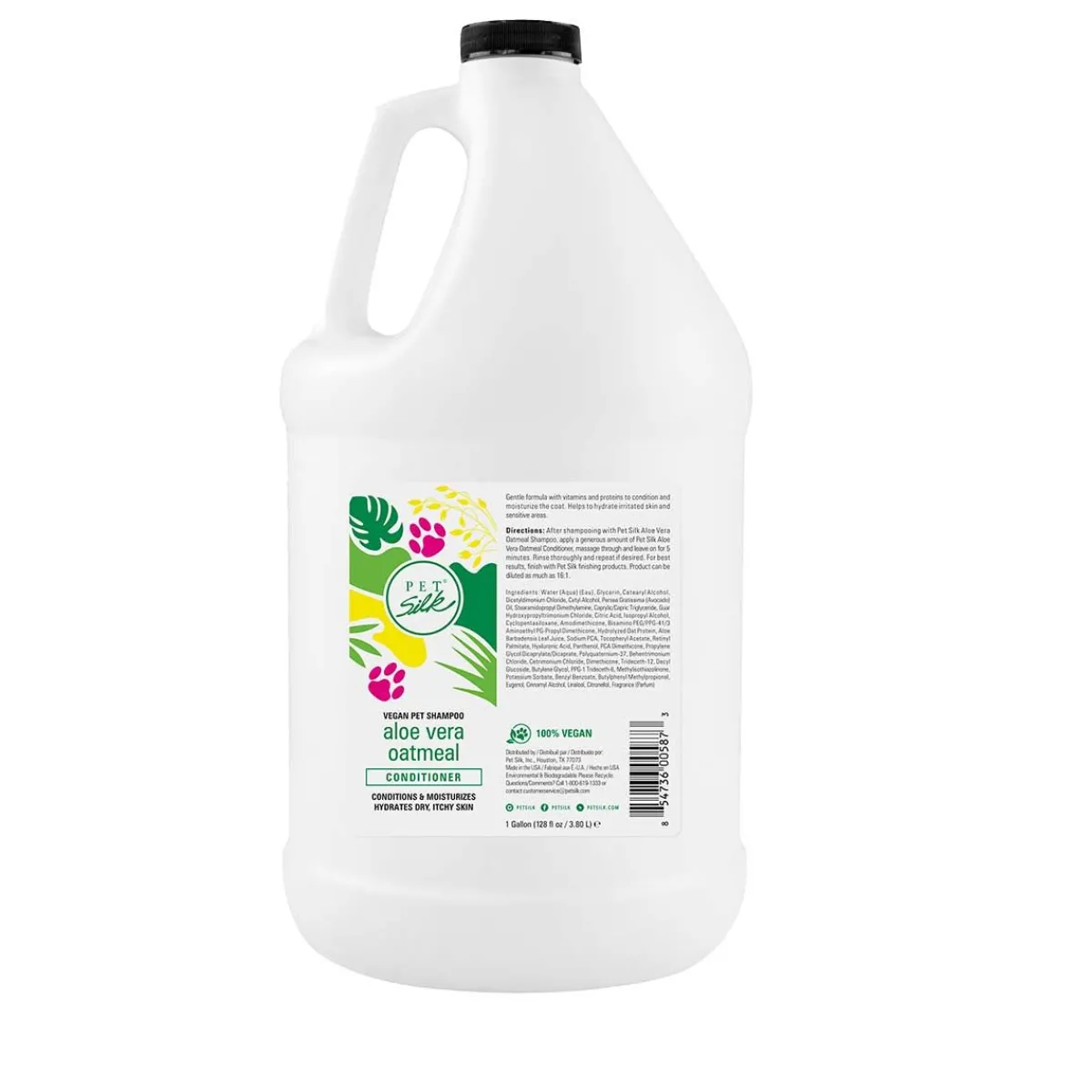pet_silk_vegan_aloe_vera_oatmeal_conditioner_2.webp Ryan's Pet Supplies Pet Silk Vegan Aloe Vera Oatmeal Conditioner
