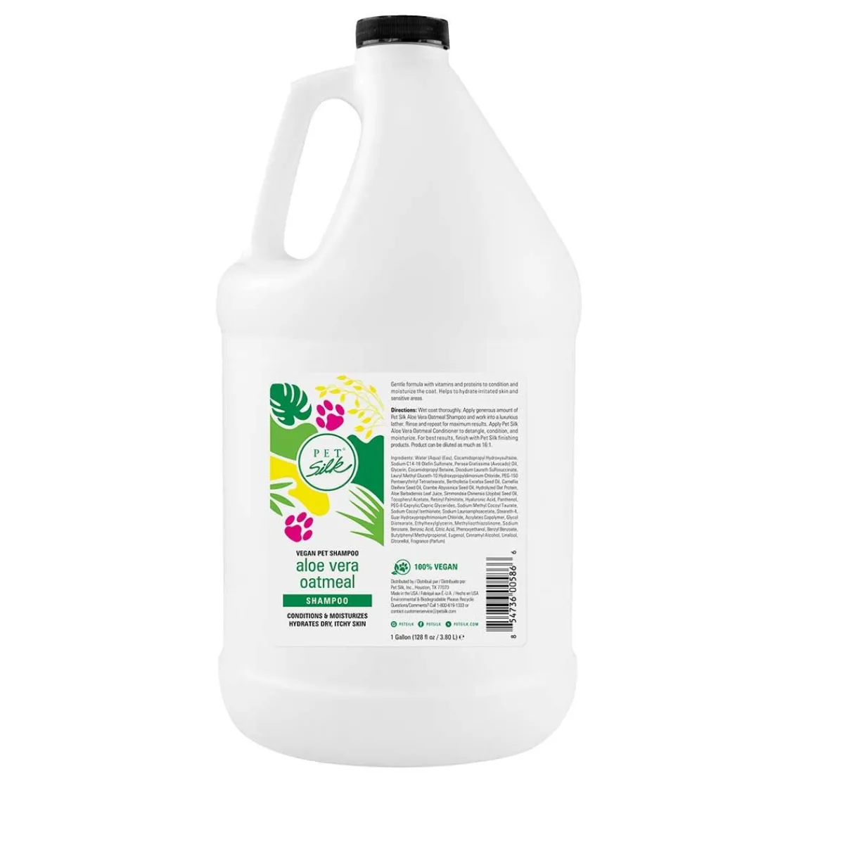pet_silk_vegan_aloe_vera_oatmeal_shampoo_for_dogs_amp_cats_2.webp Ryan's Pet Supplies Pet Silk Vegan Aloe Vera Oatmeal Shampoo for Dogs & Cats