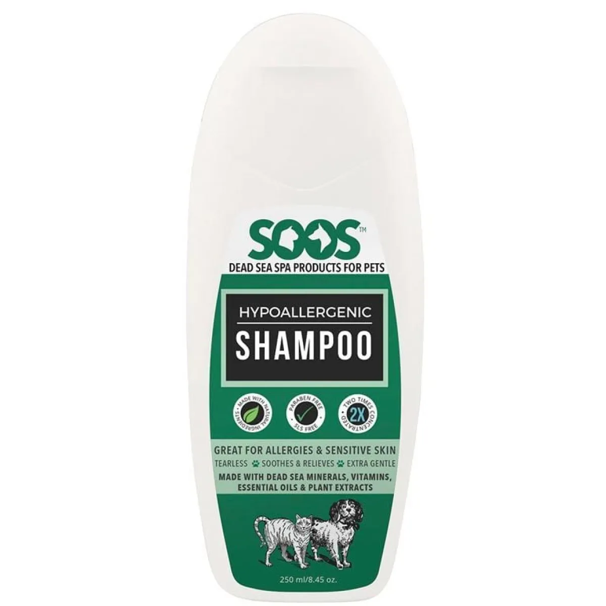 soos_hypoallergenic_pet_shampoo_2.webp Ryan's Pet Supplies Soos Hypoallergenic Pet Shampoo