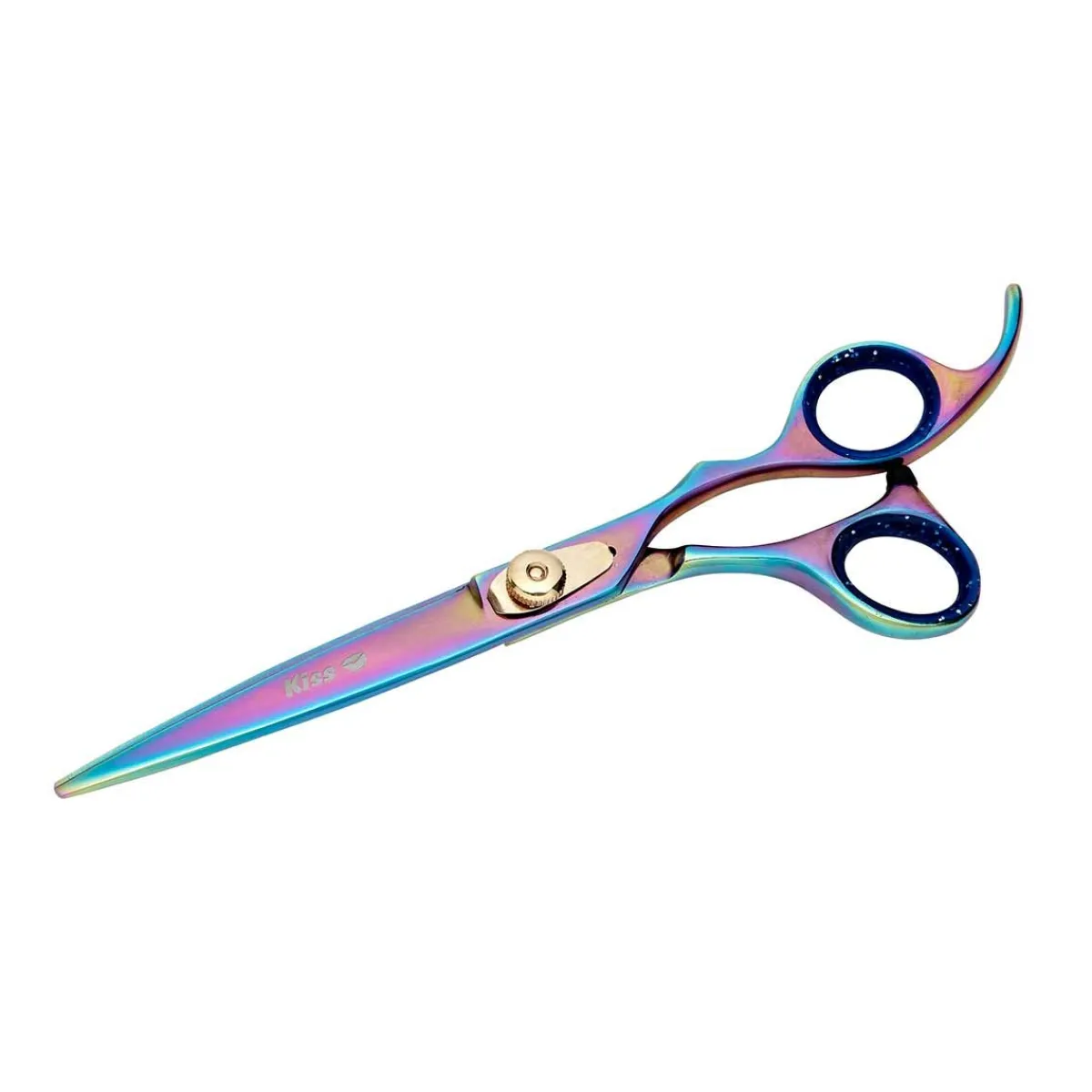 stainless_steel_geib_kiss_gold_rainbow_grooming_shears_2.webp Ryan's Pet Supplies Stainless Steel Geib Kiss Gold Rainbow Grooming Shears