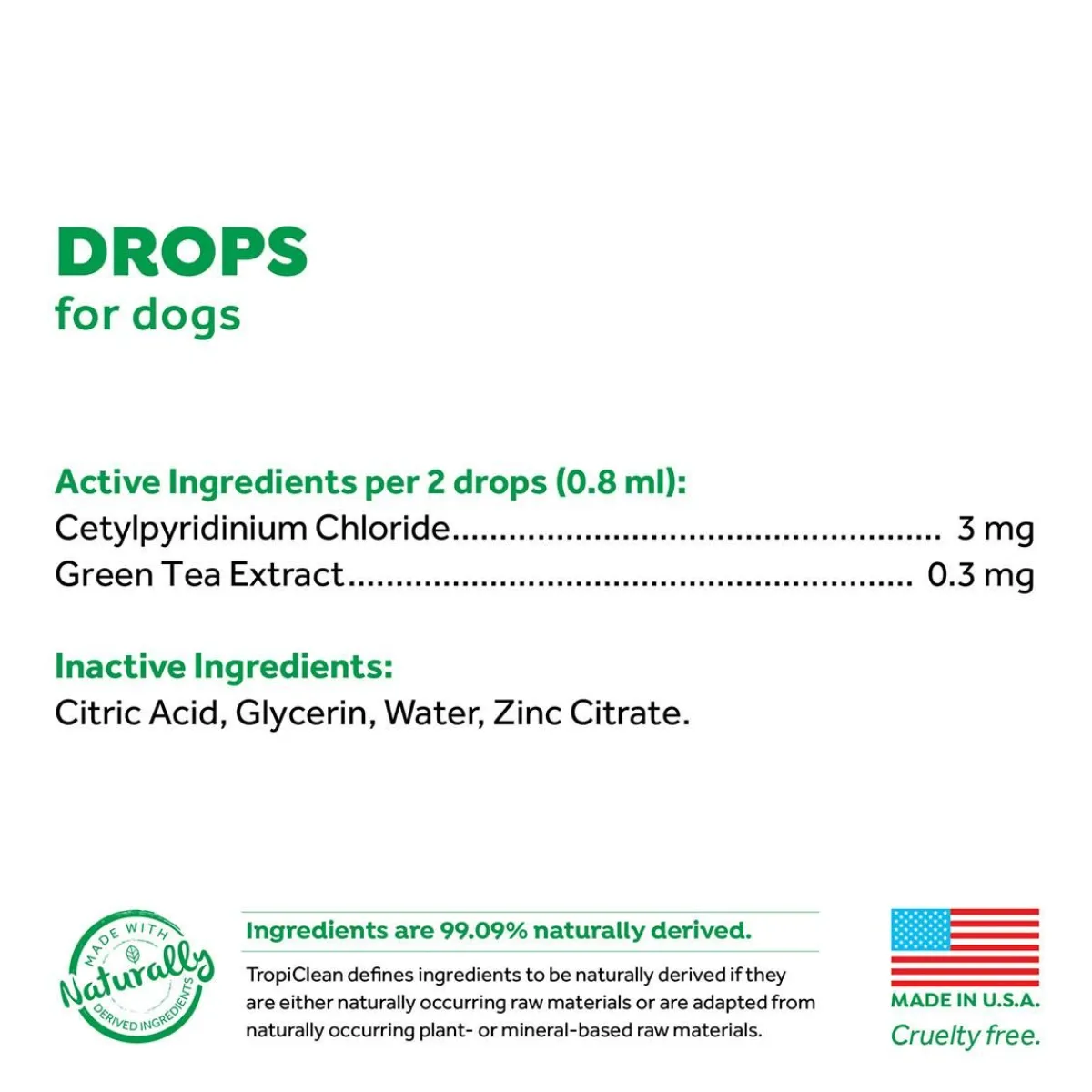 tropiclean_fresh_breath_drops_water_enhancer__oz_2.webp Ryan's Pet Supplies Tropiclean Fresh Breath Drops Water Enhancer 2.2 oz
