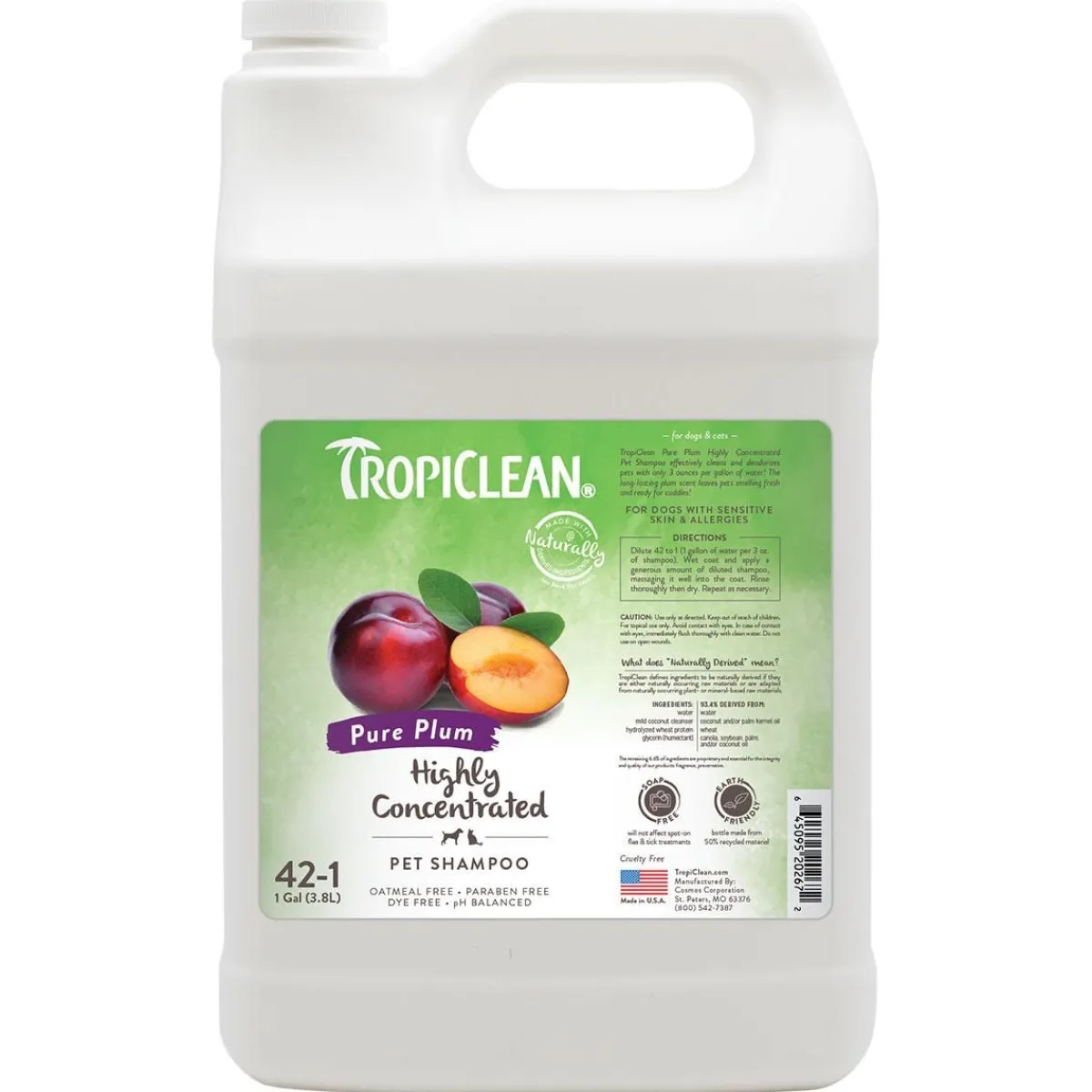 tropiclean_high_concentrate_pure_plum_shampoo__2.webp Ryan's Pet Supplies Tropiclean High Concentrate Pure Plum Shampoo 42:1